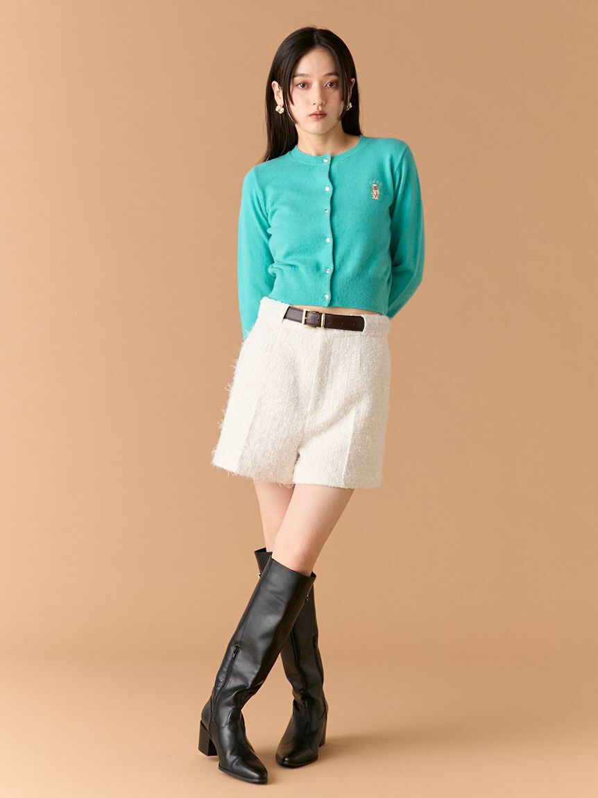 LILY BROWN「Lily Bearコンパクトカーディガン」|カーディガン|