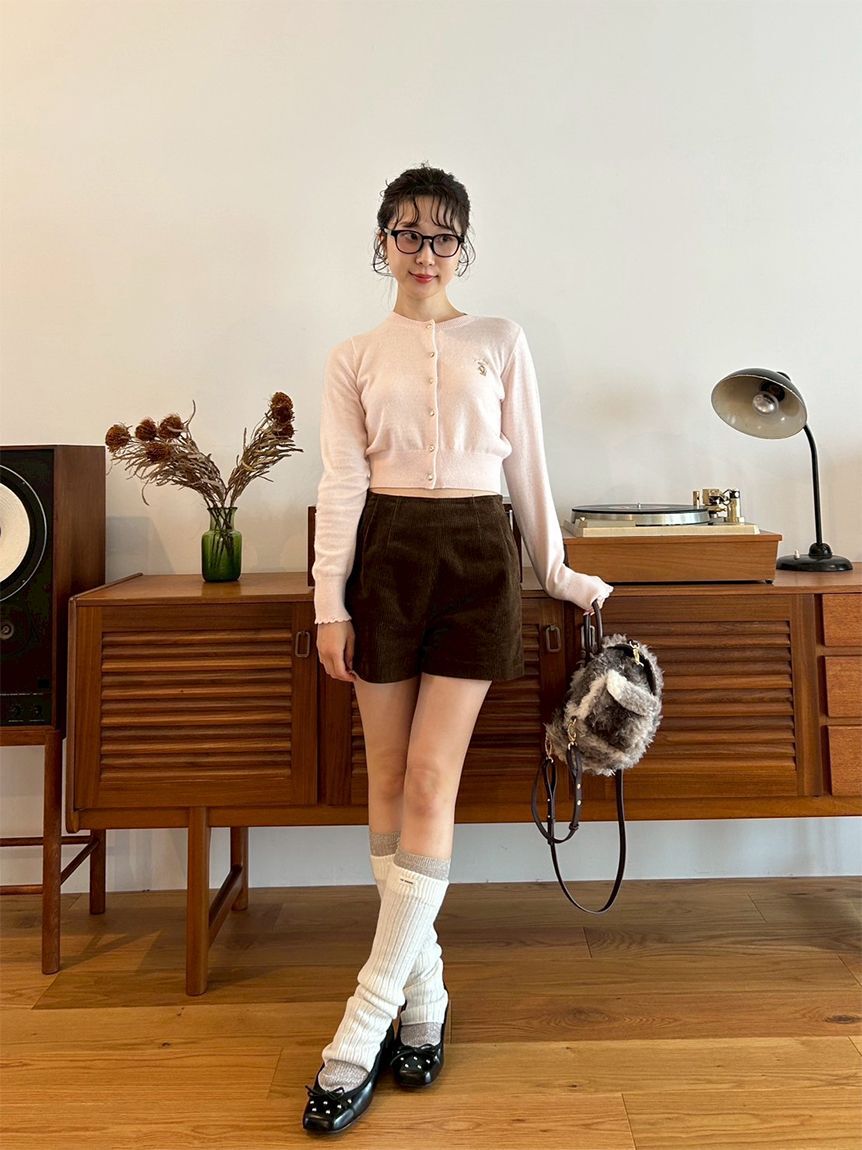 LILY BROWN「Lily Bearコンパクトカーディガン」|カーディガン|