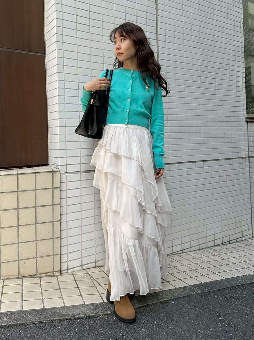 LILY BROWN「Lily Bearコンパクトカーディガン」|カーディガン|