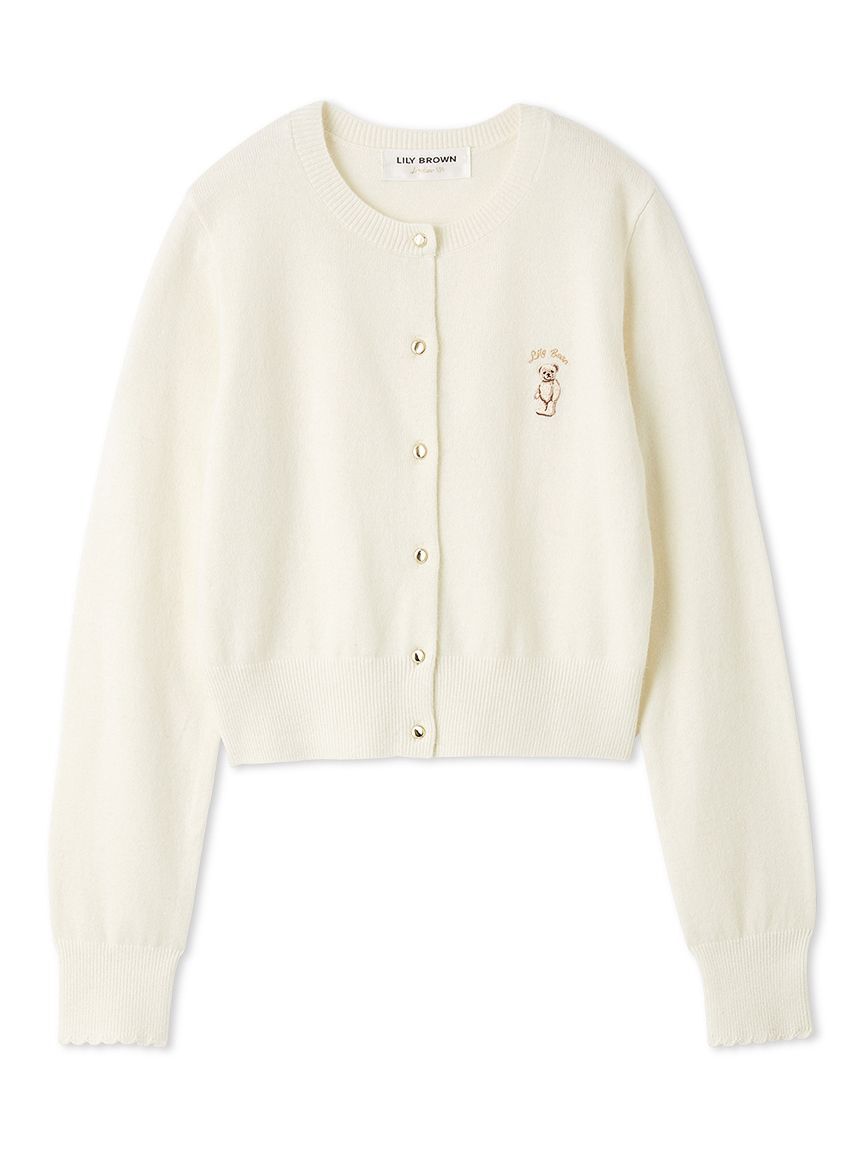 LILY BROWN「Lily Bearコンパクトカーディガン」|カーディガン|