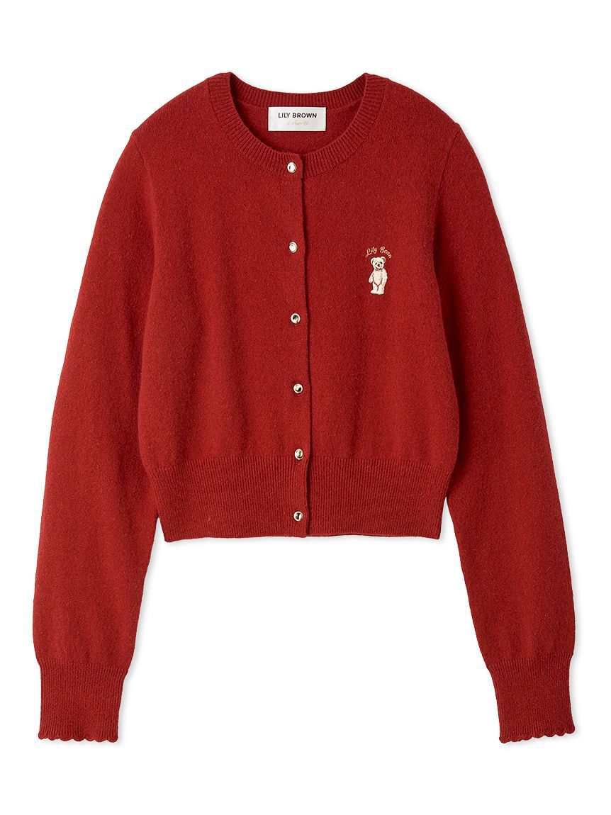 LILY BROWN「Lily Bearコンパクトカーディガン」|カーディガン|