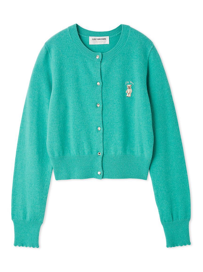 LILY BROWN「Lily Bearコンパクトカーディガン」|カーディガン|