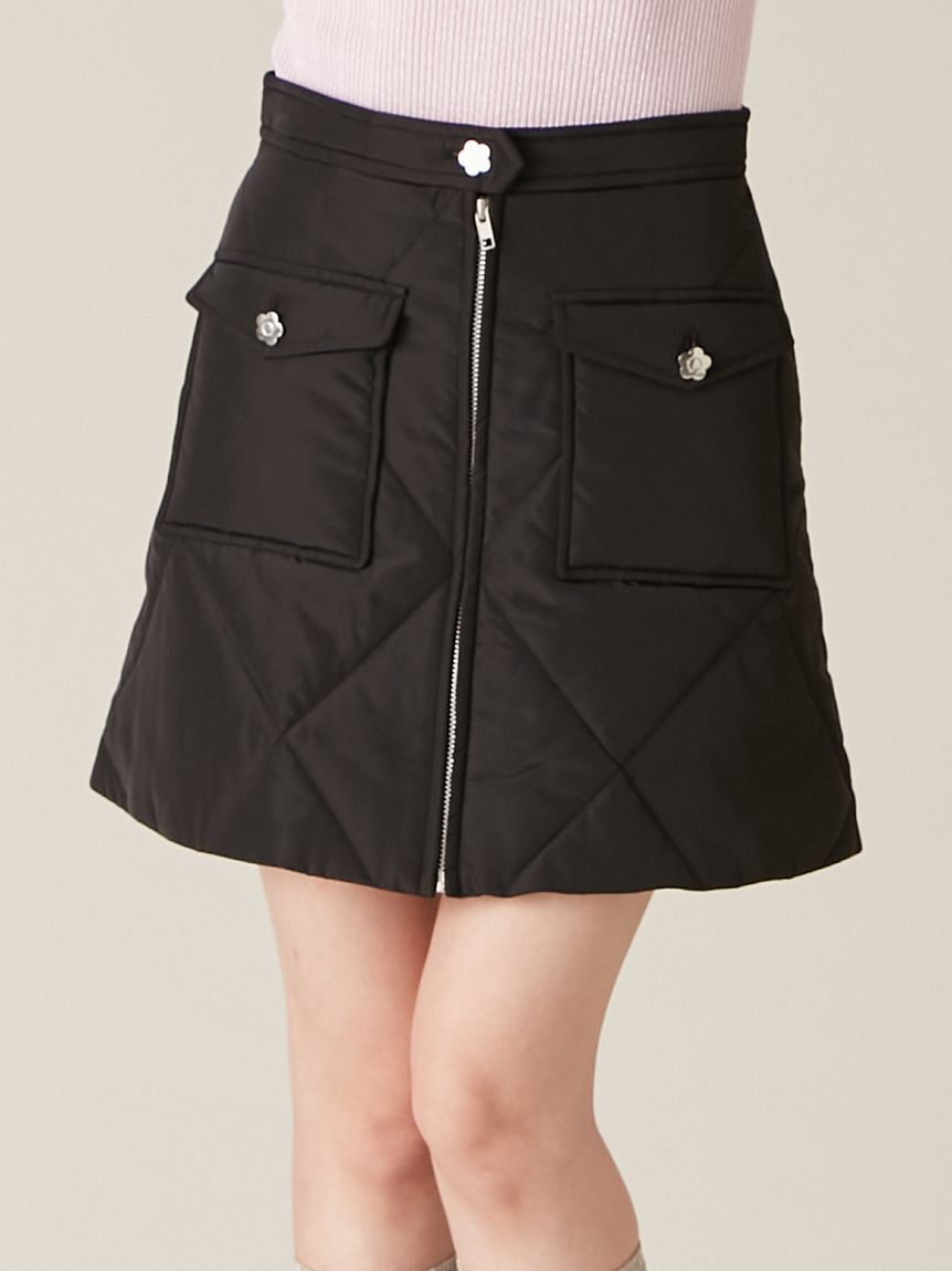 LILY BROWN「【LILY BROWN&times;MARY QUANT】デイジー釦キルトダウンミニスカート(Hearts2Hearts着用)」|スカート|