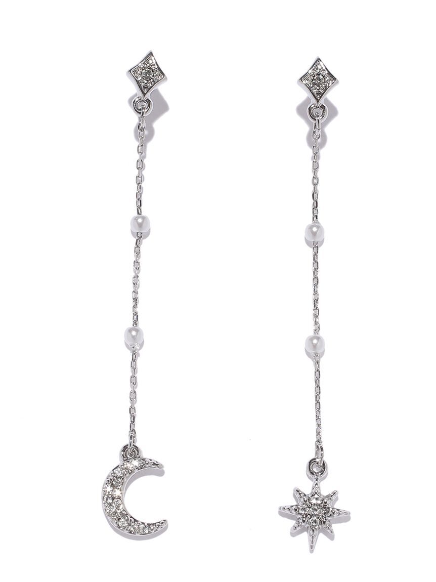 CELFORD「ムーン＆スタースイングロングピアス」|ピアス|SLV