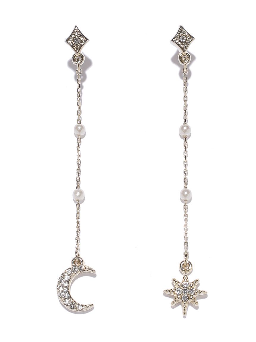 CELFORD「ムーン＆スタースイングロングピアス」|ピアス|