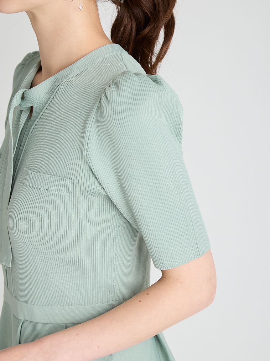 CELFORD「ボウタイニットワンピース」|ワンピース|