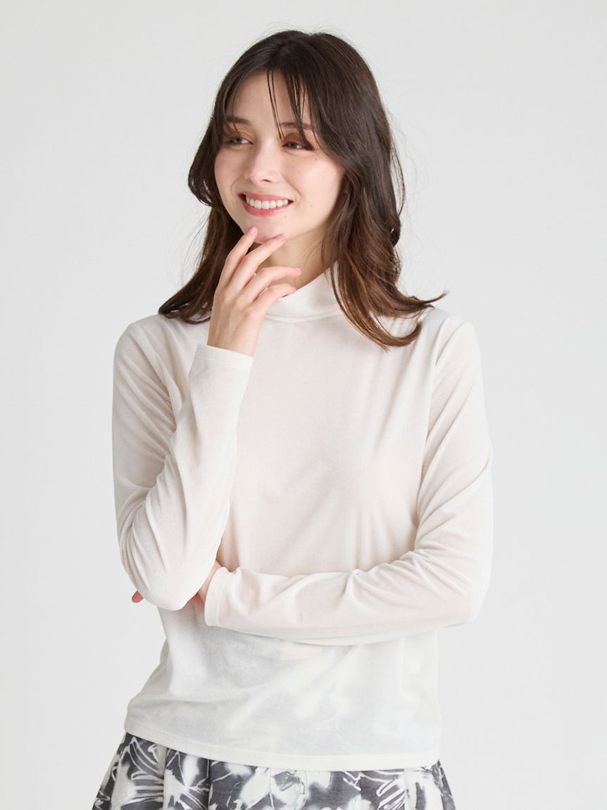 CELFORD「ベロアセミシアートップス」|Tシャツ・カットソー|OWHT