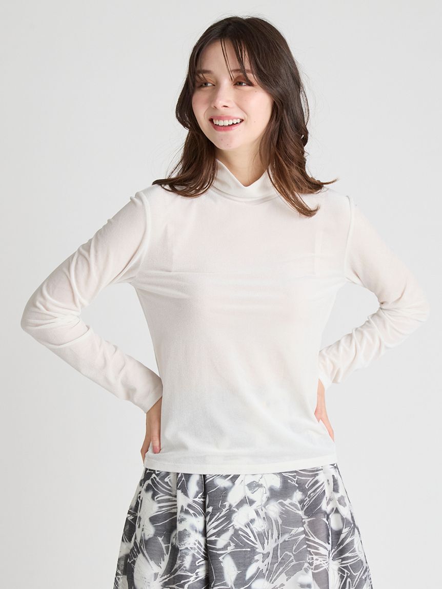 CELFORD「ベロアセミシアートップス」|Tシャツ・カットソー|