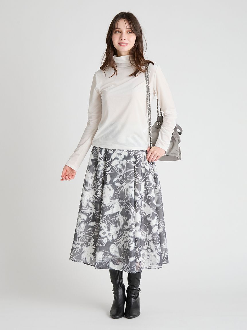 CELFORD「ベロアセミシアートップス」|Tシャツ・カットソー|