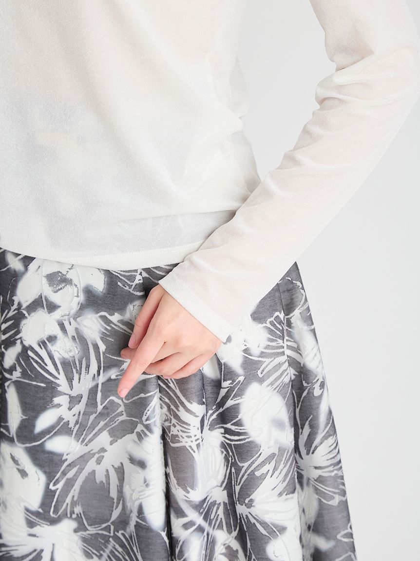 CELFORD「ベロアセミシアートップス」|Tシャツ・カットソー|