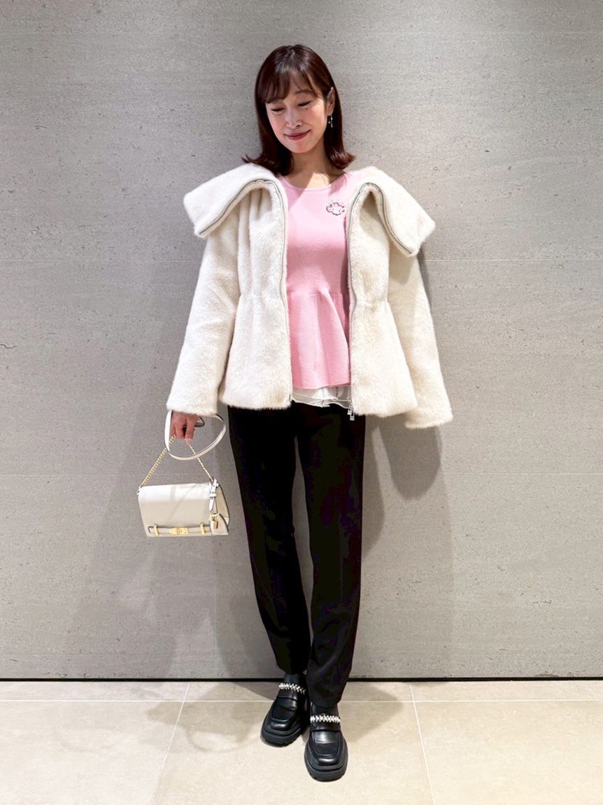 CELFORD「ペプラムドッキングニットプルオーバー」|ニット・セーター|