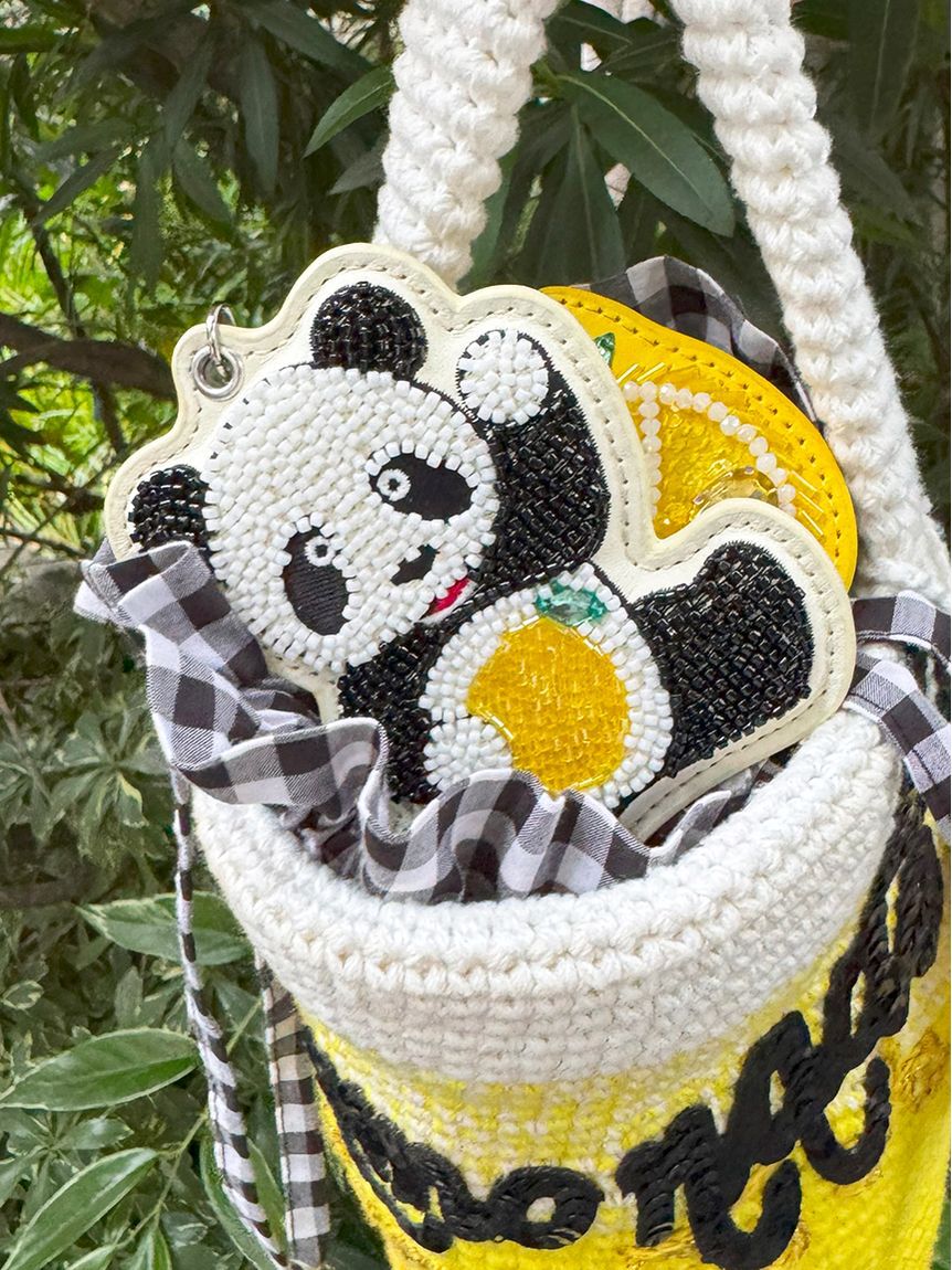 styling/「【styling/&times;KEITA MARUYAMA】ビーズ刺繍パンダチャーム」|キーケース|