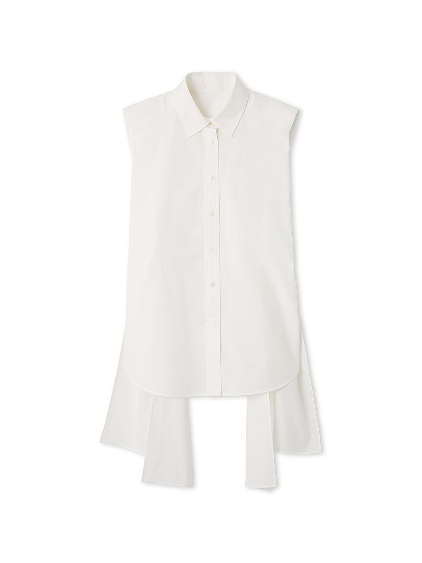 styling/「サイドリボンノースリーブシャツ」|シャツ・ブラウス|