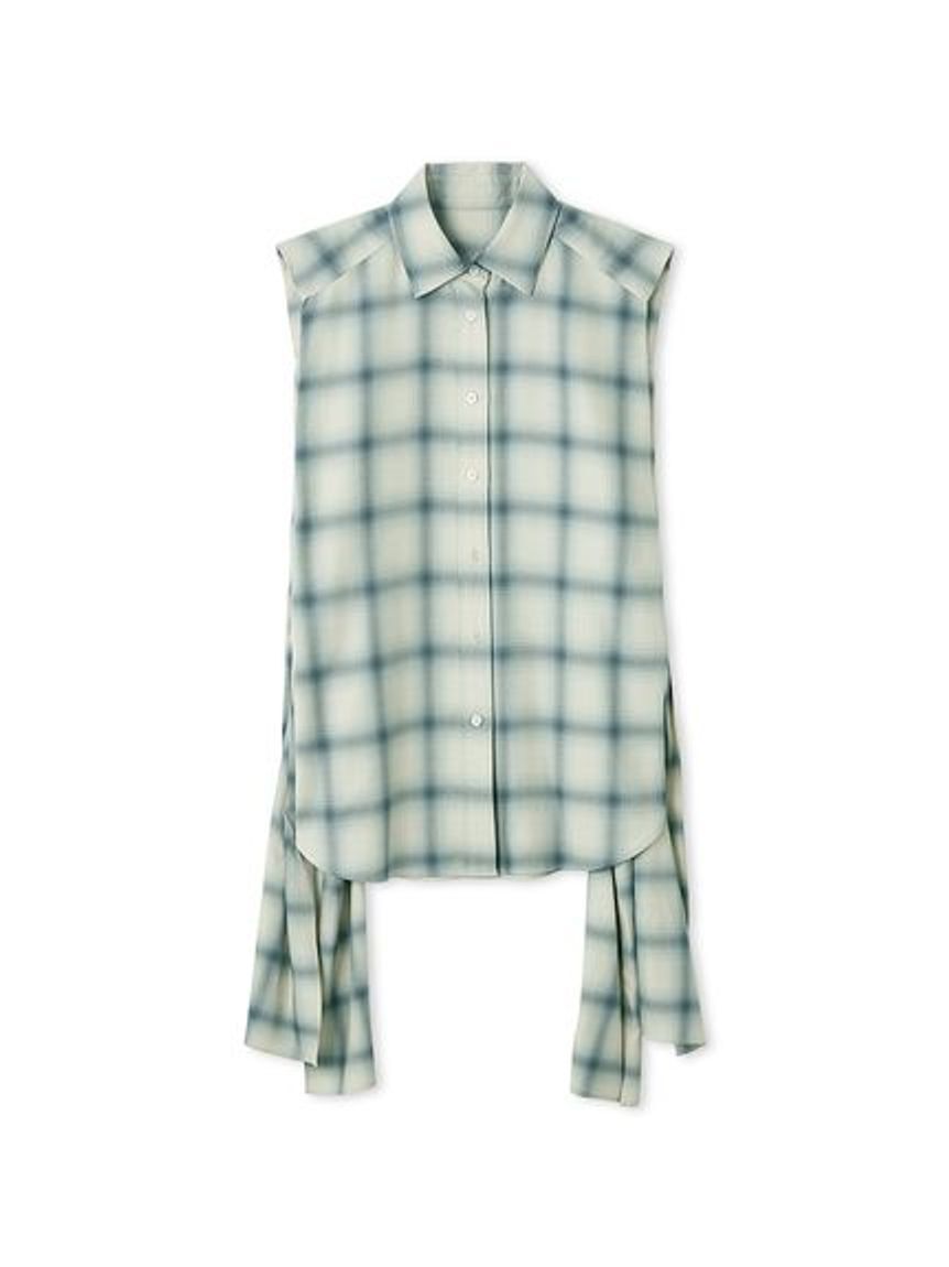 styling/「サイドリボンノースリーブシャツ」|シャツ・ブラウス|