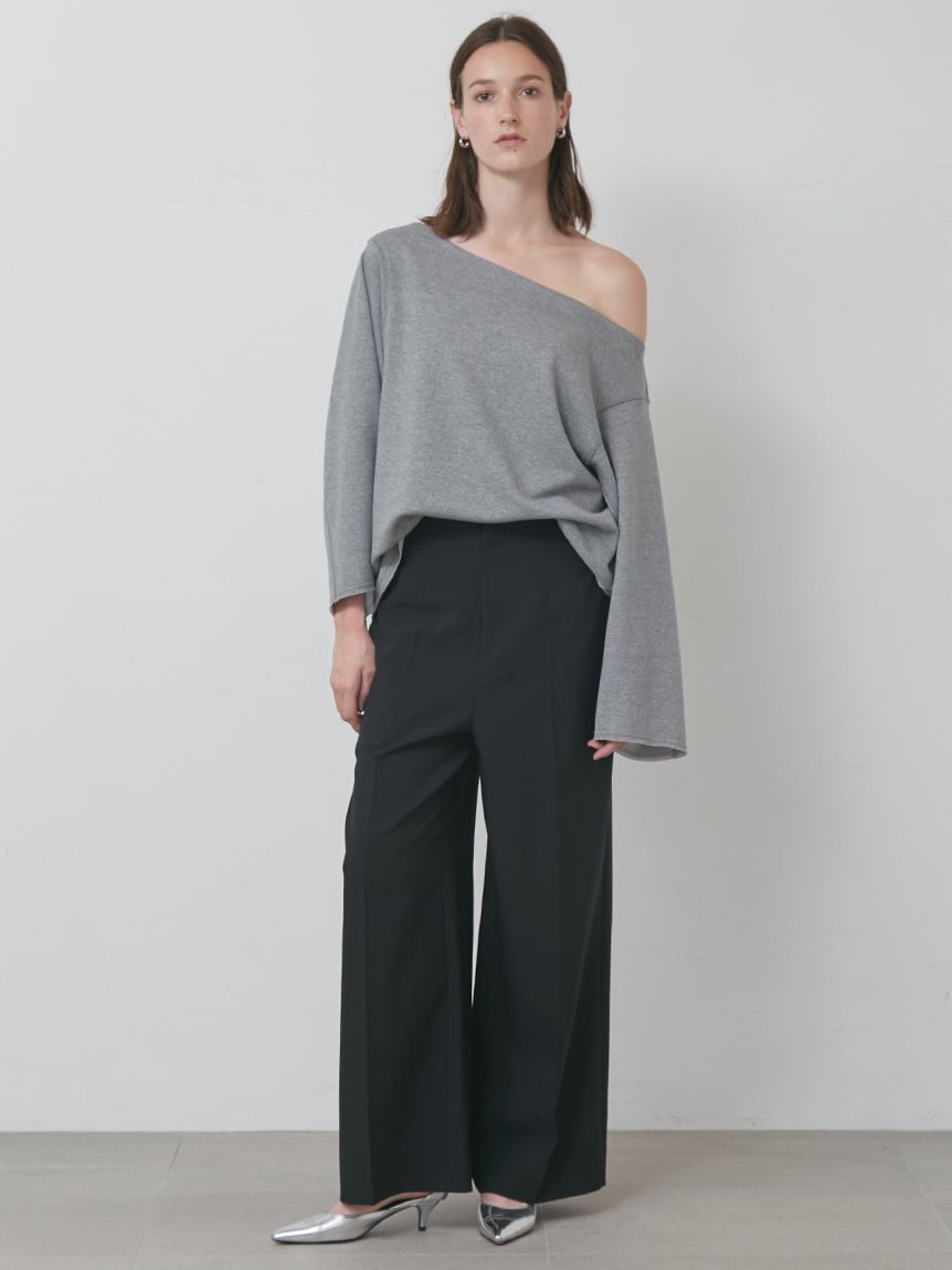 styling/「【セットアップ対応】ハイウエストスーツパンツ」|その他|BLK