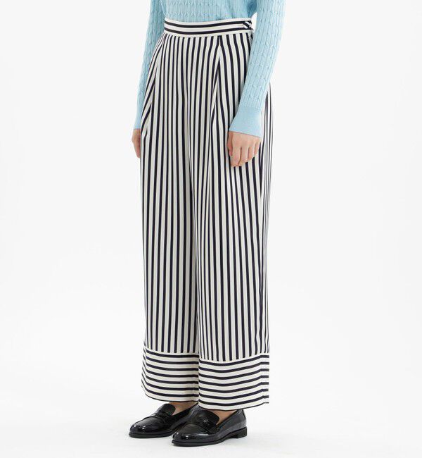 MACKINTOSH PHILOSOPHY「サテンストライプワイドパンツ」|その他|