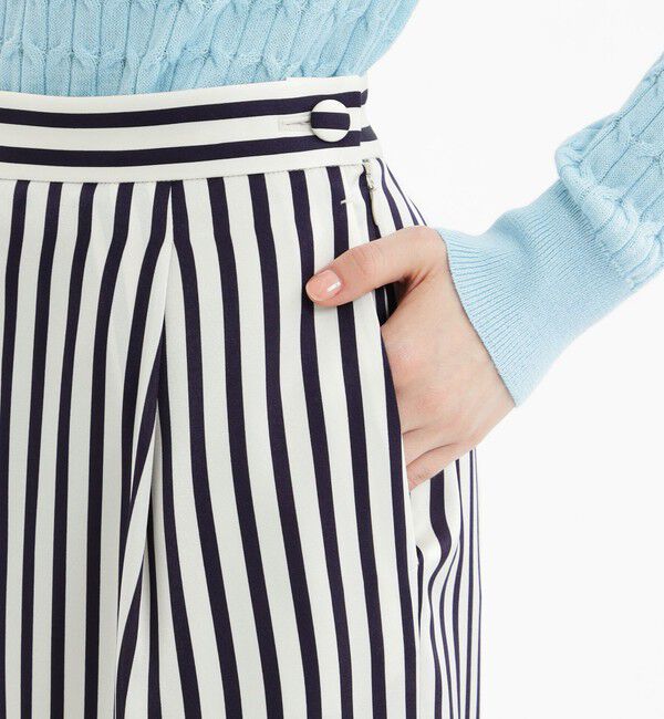 MACKINTOSH PHILOSOPHY「サテンストライプワイドパンツ」|その他|