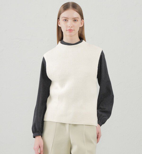 MACKINTOSH PHILOSOPHY「ベーシックニットベスト」|ニット・セーター|オフホワイト