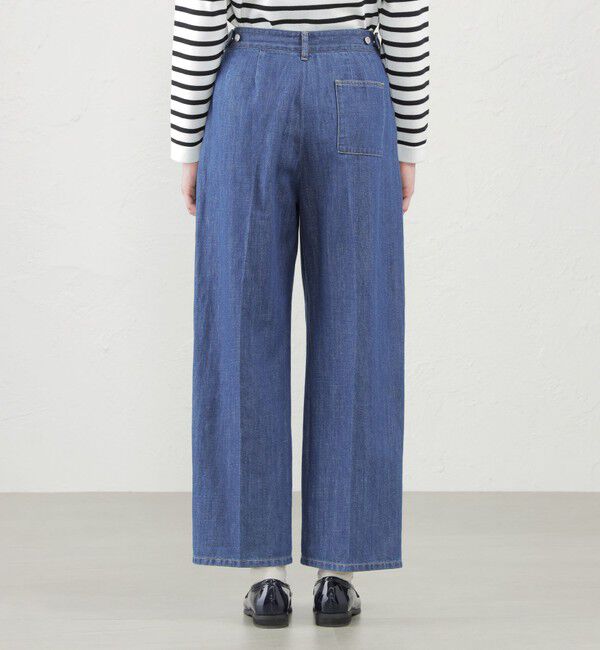 MACKINTOSH PHILOSOPHY「コットンリネンデニムワイドパンツ」|デニム|