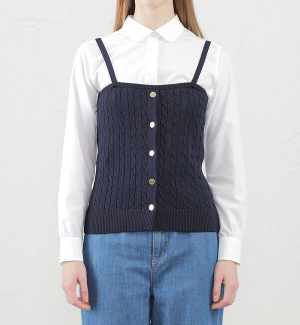 MACKINTOSH PHILOSOPHY「ケーブルニットビスチェ」|ニット・セーター|