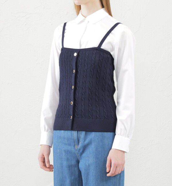 MACKINTOSH PHILOSOPHY「ケーブルニットビスチェ」|ニット・セーター|