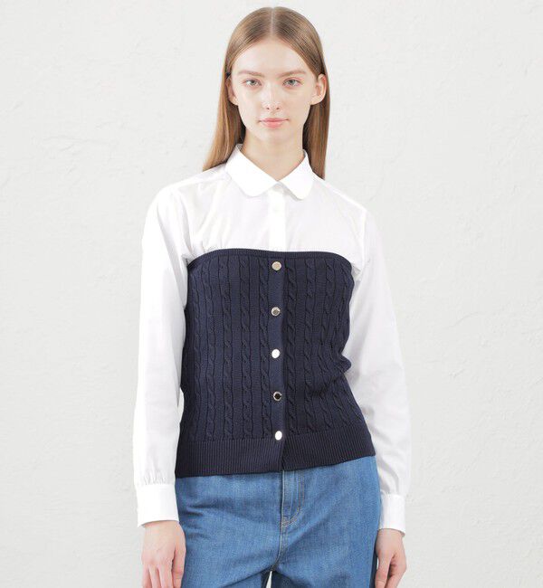 MACKINTOSH PHILOSOPHY「ケーブルニットビスチェ」|ニット・セーター|