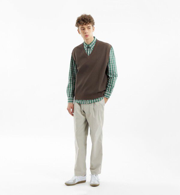 MACKINTOSH PHILOSOPHY「フラッフィーニット Vネックオーバーベスト」|ニット・セーター|