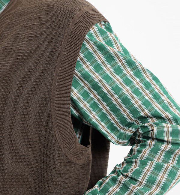 MACKINTOSH PHILOSOPHY「フラッフィーニット Vネックオーバーベスト」|ニット・セーター|