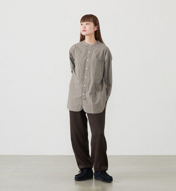 MACKINTOSH PHILOSOPHY「GREY LABEL バンドカラーパターンドシャツ」|シャツ・ブラウス|