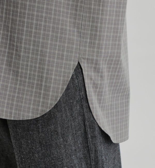 MACKINTOSH PHILOSOPHY「GREY LABEL バンドカラーパターンドシャツ」|シャツ・ブラウス|