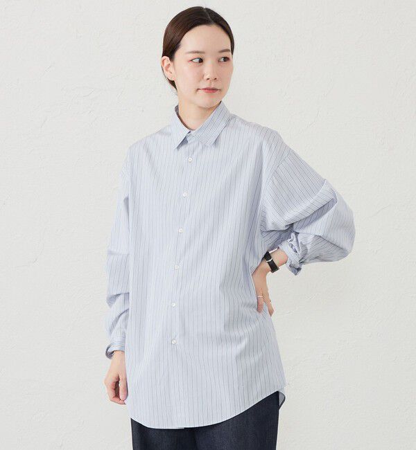 MACKINTOSH PHILOSOPHY「GREY LABEL 【THOMAS MASON】レギュラーカラーシャツ」|シャツ・ブラウス|