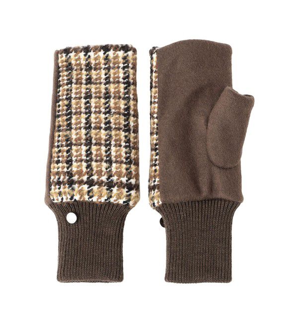 MACKINTOSH PHILOSOPHY「フィンガーレスブークレーミトン」|手袋|ベージュ