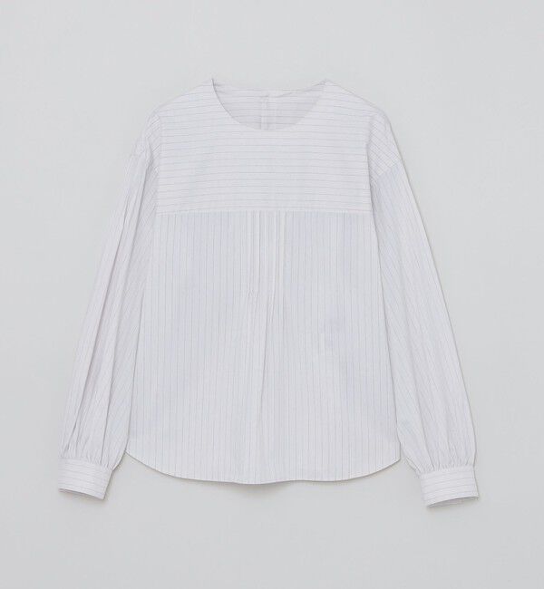 MACKINTOSH PHILOSOPHY「GREY LABEL ギャザーブラウス」|シャツ・ブラウス|オフホワイト