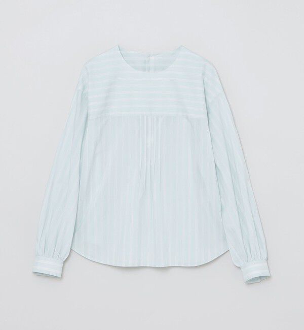 MACKINTOSH PHILOSOPHY「GREY LABEL ギャザーブラウス」|シャツ・ブラウス|グリーン