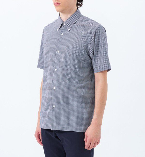 MACKINTOSH PHILOSOPHY「トロッター サッカーチェック スクエアボタンダウン」|シャツ・ブラウス|