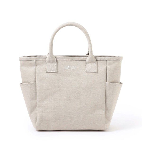 MACKINTOSH PHILOSOPHY「【WEB&一部店舗】スクエアキャンバスミニトート」|トートバッグ|グレー
