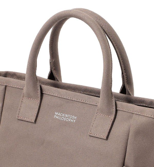 MACKINTOSH PHILOSOPHY「【WEB&一部店舗】スクエアキャンバスミニトート」|トートバッグ|