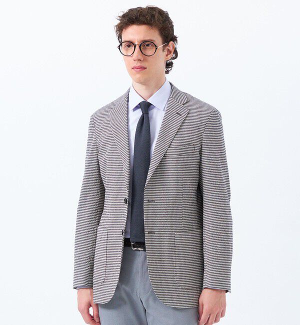 MACKINTOSH PHILOSOPHY「Subalpino サッカー 2PATCH JACKET」|テーラードジャケット|グレー