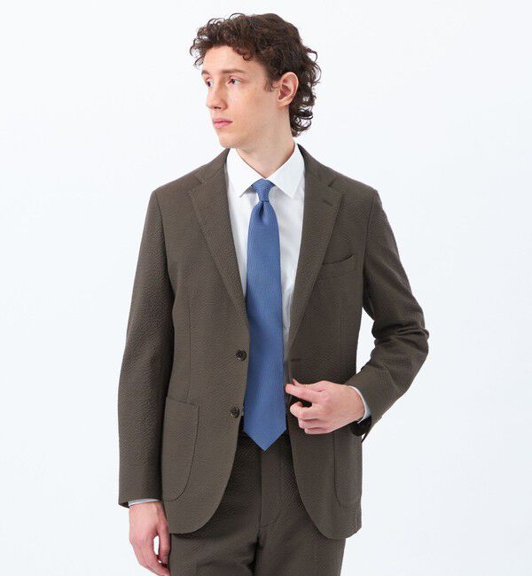 MACKINTOSH PHILOSOPHY「Subalpino サッカー 2PATCH JACKET」|テーラードジャケット|カーキ