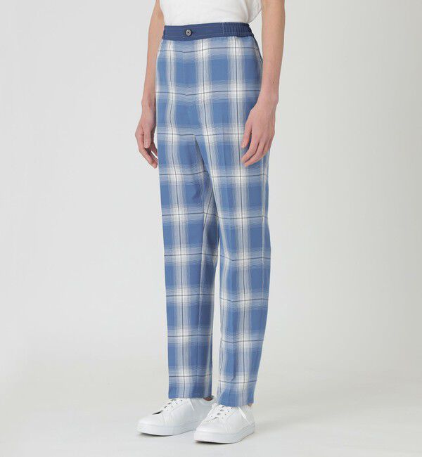  「オンブレチェック イージースラックス」|スラックス|