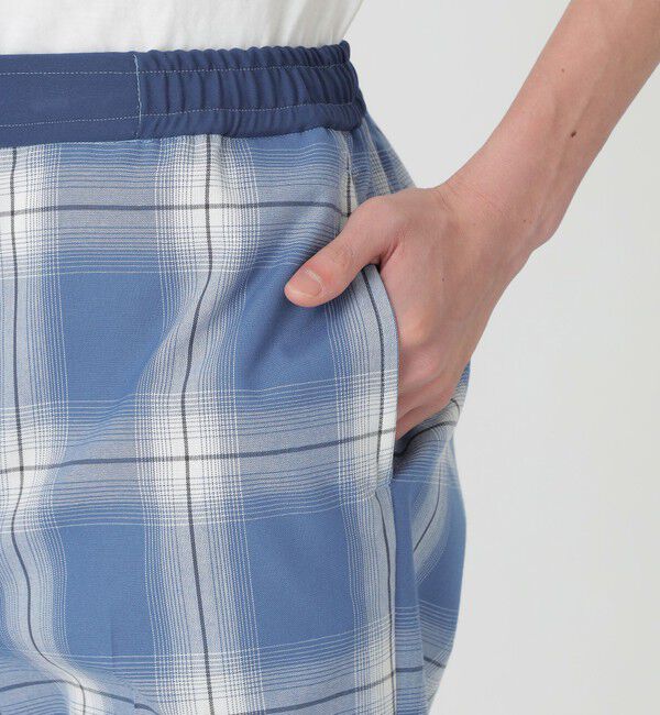  「オンブレチェック イージースラックス」|スラックス|