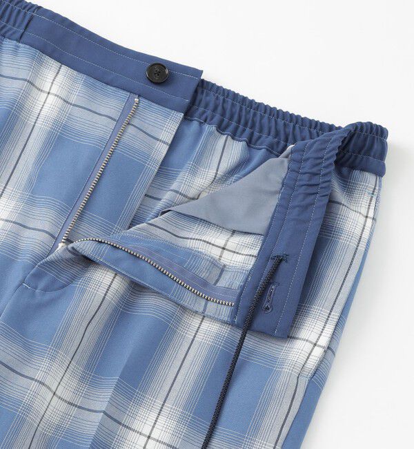  「オンブレチェック イージースラックス」|スラックス|