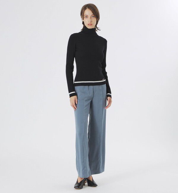  「【ドラマ着用商品】コットンカシミヤリブタートル」|ニット・セーター|