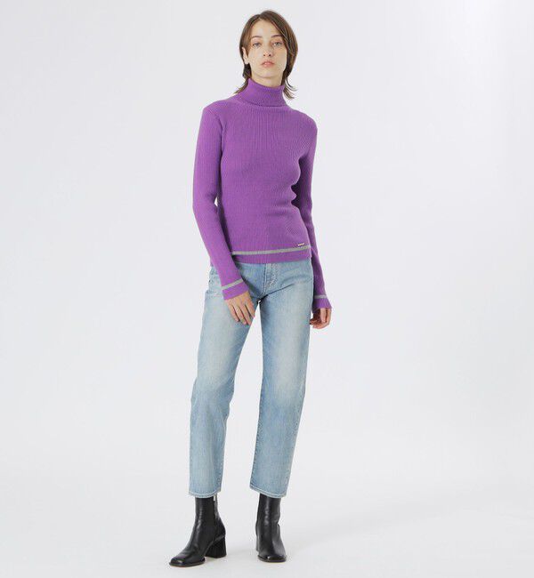  「【ドラマ着用商品】コットンカシミヤリブタートル」|ニット・セーター|