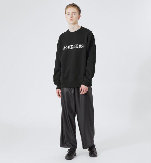  「シンセティックレザー イージーワイドパンツ」|その他|