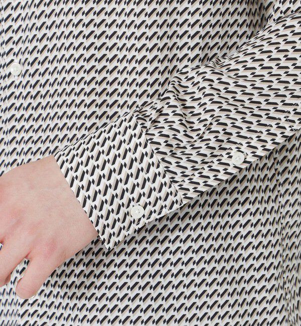  「レトロジオメトリックプリントシャツ」|シャツ・ブラウス|