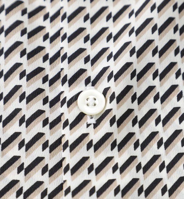  「レトロジオメトリックプリントシャツ」|シャツ・ブラウス|