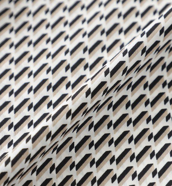  「レトロジオメトリックプリントシャツ」|シャツ・ブラウス|