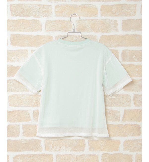 ikka kids「【キッズ】チュールレイヤードシアーT（120~160cm）」|Tシャツ・カットソー|