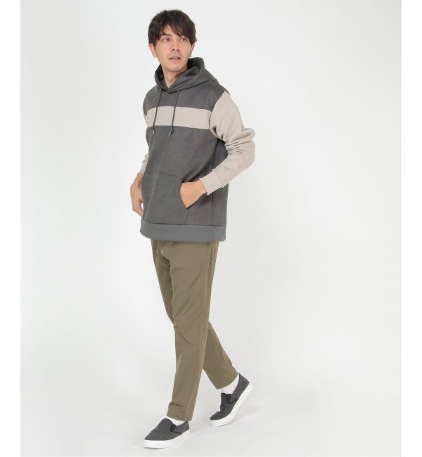 ikka「【抗菌防臭／吸水速乾】セイケツフェイクスエードプルパーカー【消臭】」|パーカー|